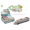 2014 new funny 20cm Pull back candy train toy